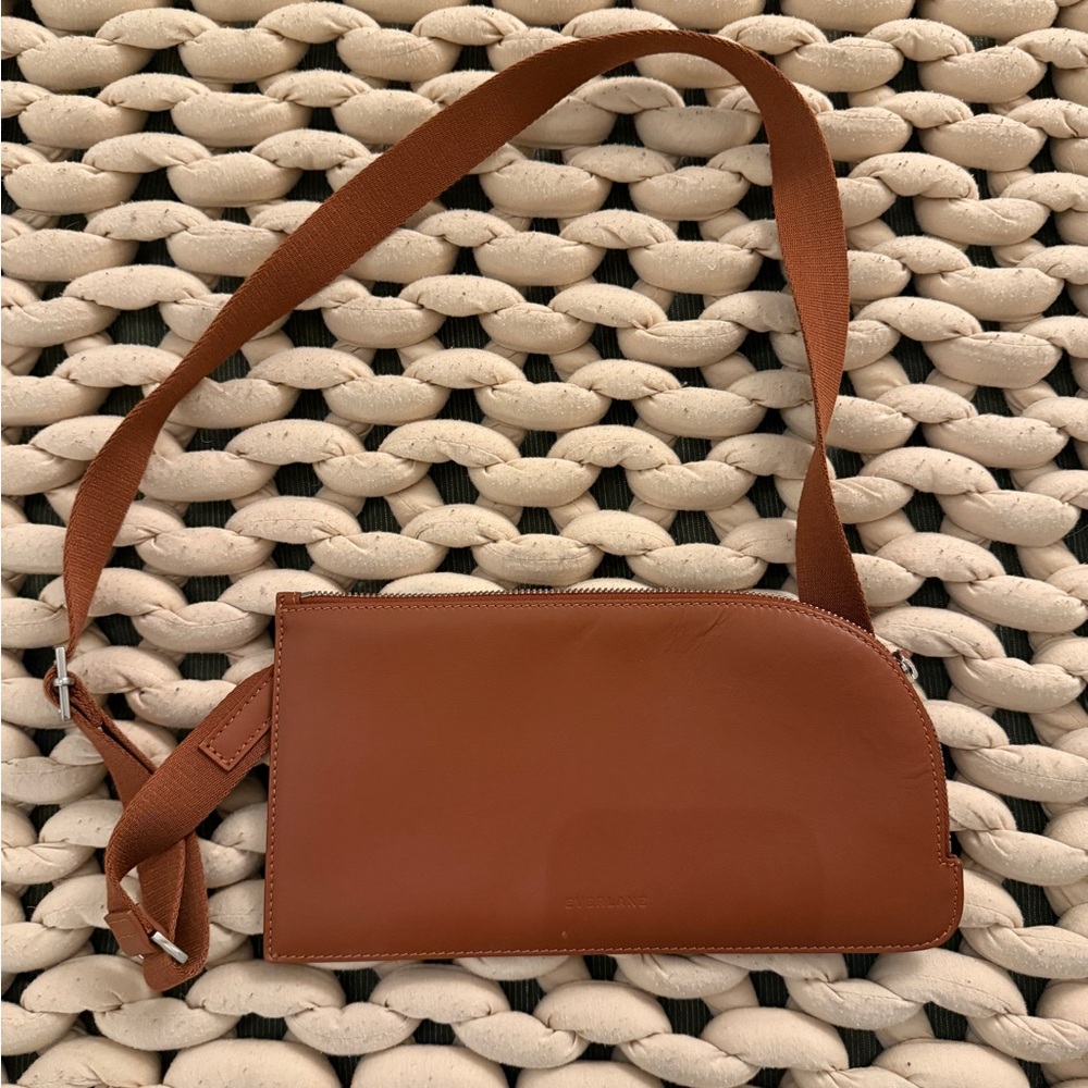 Brown Leather Crossbody Bag